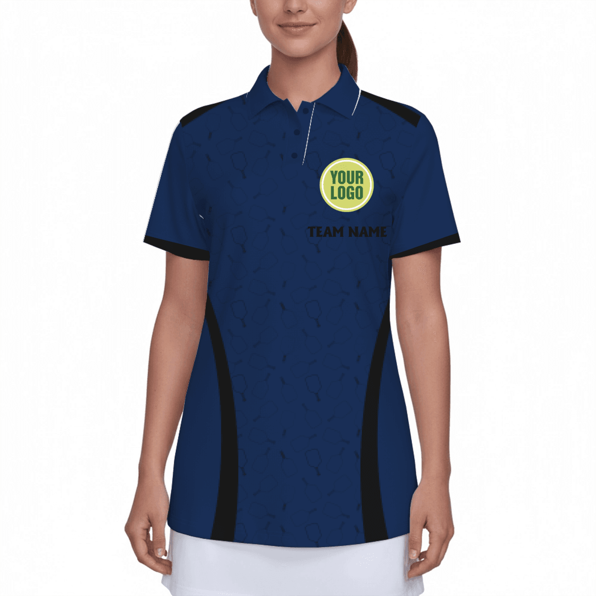 Custom Logo Pickleball Women's Polo Shirt  6