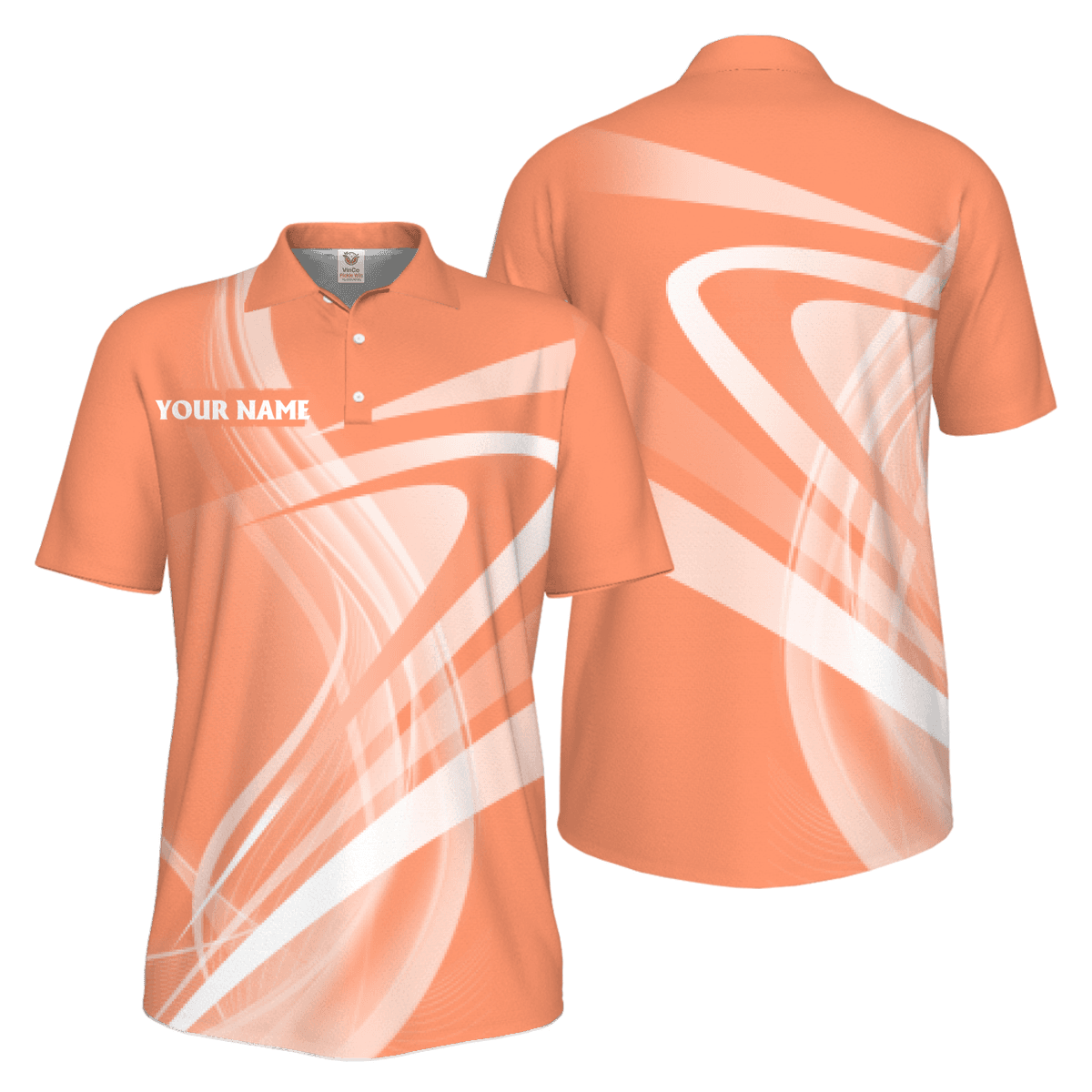  Picklewin Simple Custom Name Multiple Logos Pickleball Polo Shirt For Men  6