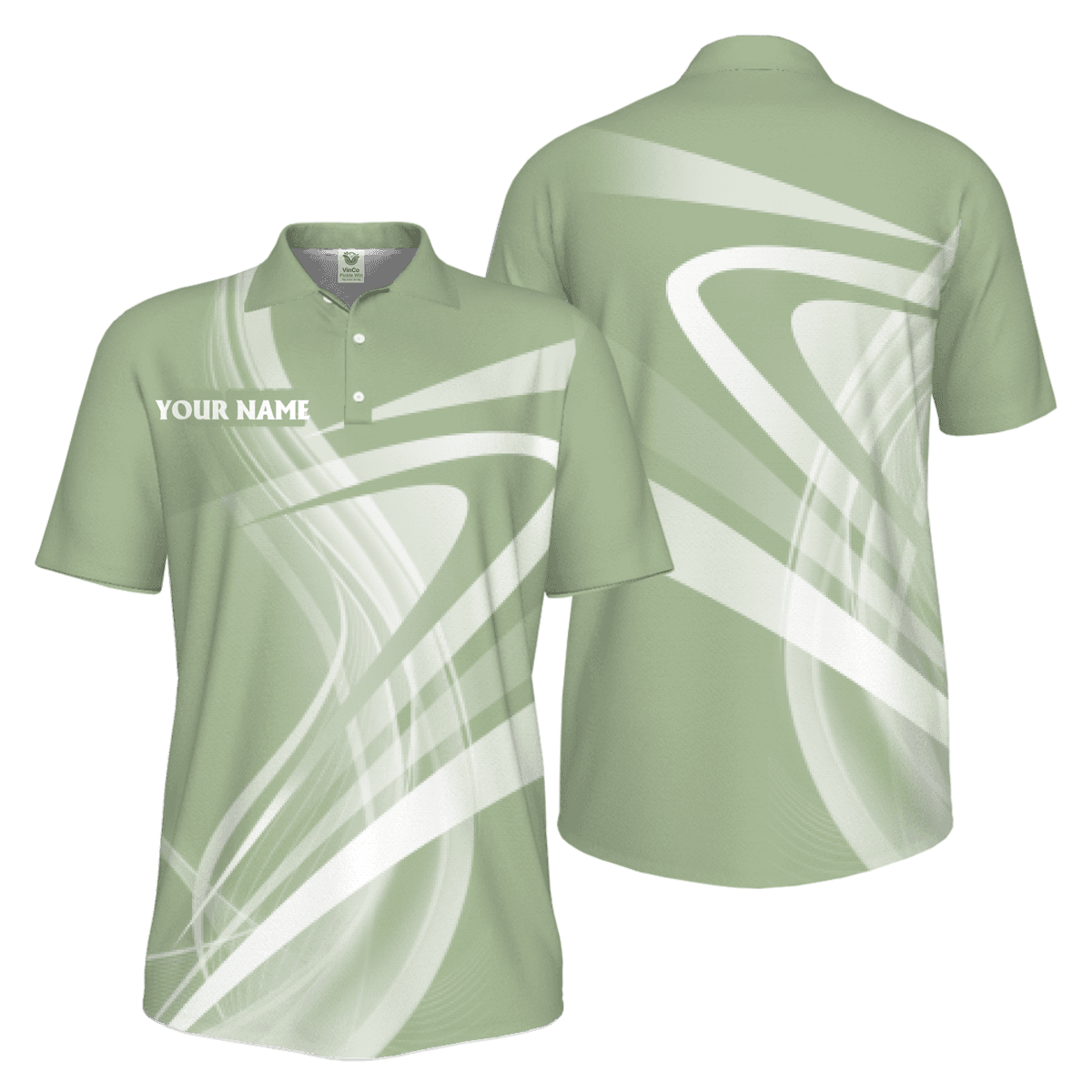  Picklewin Simple Custom Name Multiple Logos Pickleball Polo Shirt For Men  10