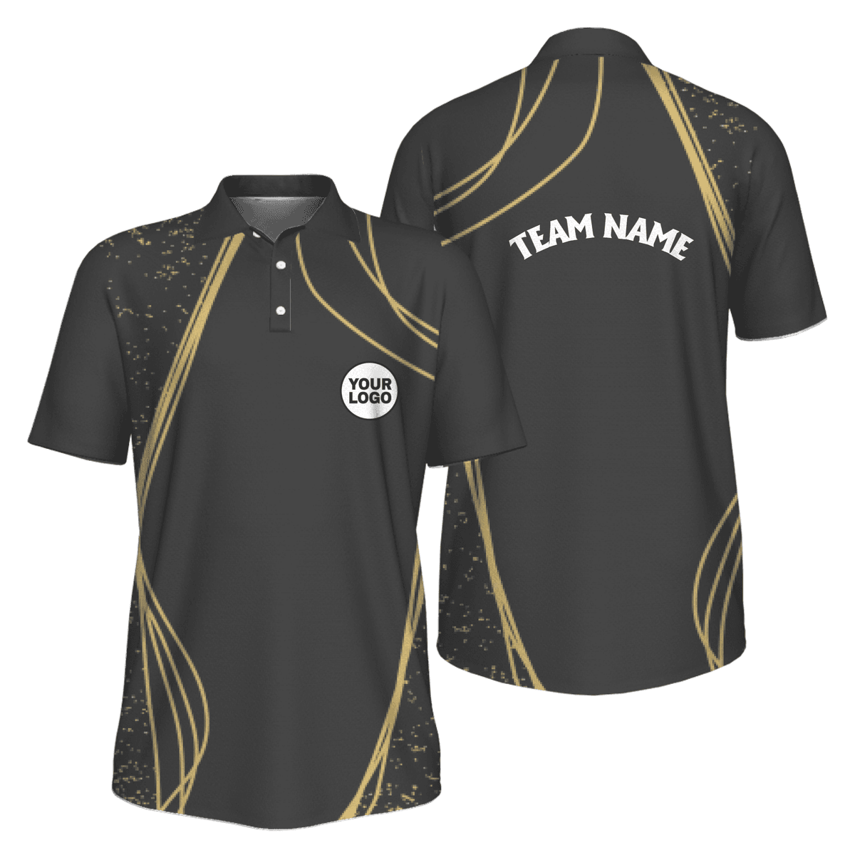 Picklewin Unique Custom Logos Pickleball Polo Shirt For Men  0